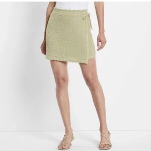 Sweater Wrap Mini Skirt Future Collective